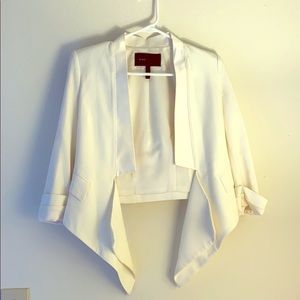 Candice White Tuxedo Blazer by BCBG Max Azria
